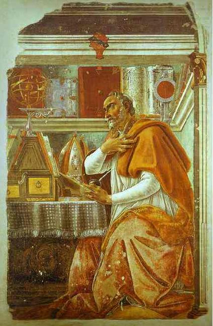 St. Augustine, Sandro Botticelli
